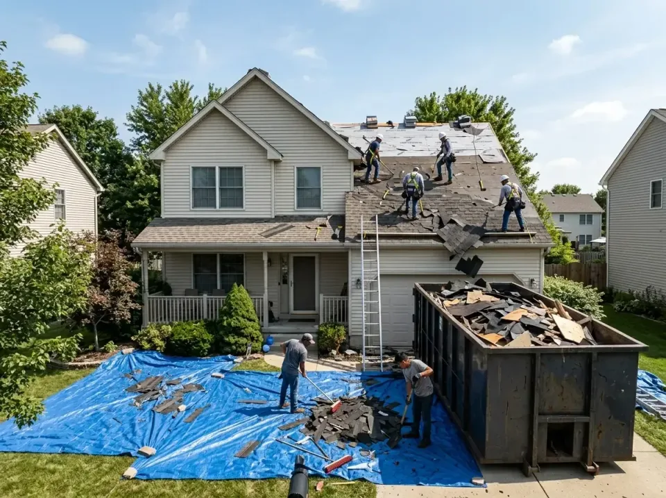 roof-replacement-debris-remova-004 — frequently asked questions, Cheapest Dumpster Rentals in Taneytown, MD